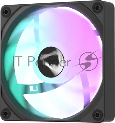Вентилятор для корпуса Formula PA120R Reverse ARGB 120х120x25 черный 4-pin 28.8дБ (PA120R BLACK) Ret