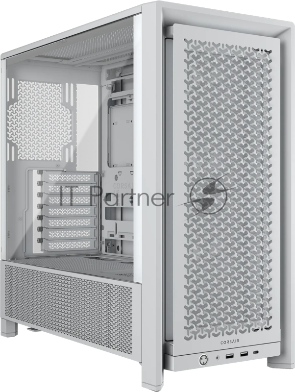 Корпус Corsair Frame 4000D RS White, Midi-Tower, белый, 3 x 120 мм