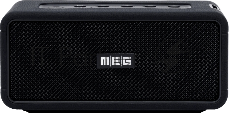 Портативная колонка MEG SDA080BL, 80Вт, Bluetooth 5.3, сабвуфер, эквалайзер, время работы 9ч, черная