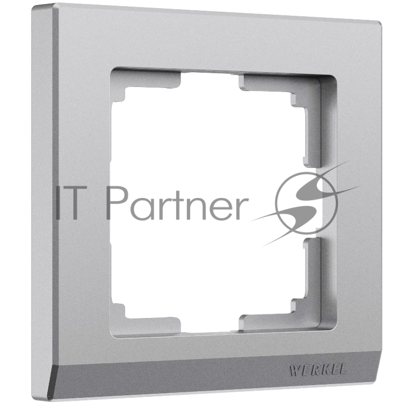 Рамка на 1 пост Stark (серебряный матовый) W0011865
