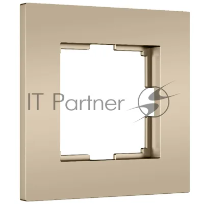 Рамка на 1 пост Slab (шампань софт) W0012911