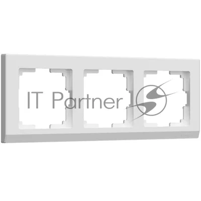 Рамка на 3 поста (белый)