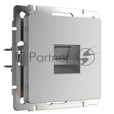 Розетка Ethernet RJ-45 (серебряный)