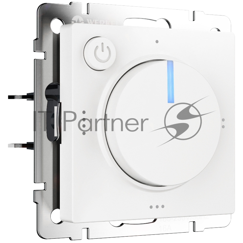 Терморегулятор электромеханический для теплого пола (белый матовый) W1151161