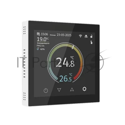 Умный сенсорный терморегулятор с LCD дисплеем (белый) W1851101