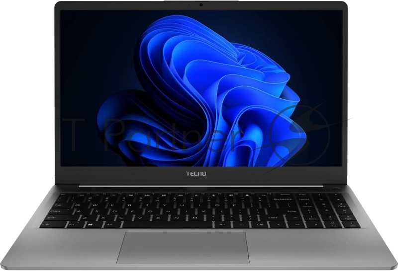 Ноутбук Tecno MegaBook K15SDA/15.6"/IPS/AMD Ryzen 5 7430U/8Gb/512Gb SSD/AMD Radeon Graphics/Windows 11 Home/серый/1.7kg