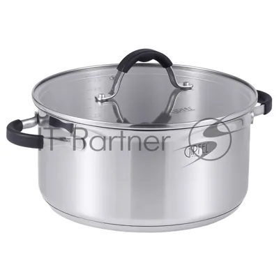 Кастрюля METROPOLE 5л/24x11,5см, нержавеющая сталь 18/10, стеклянная крышка