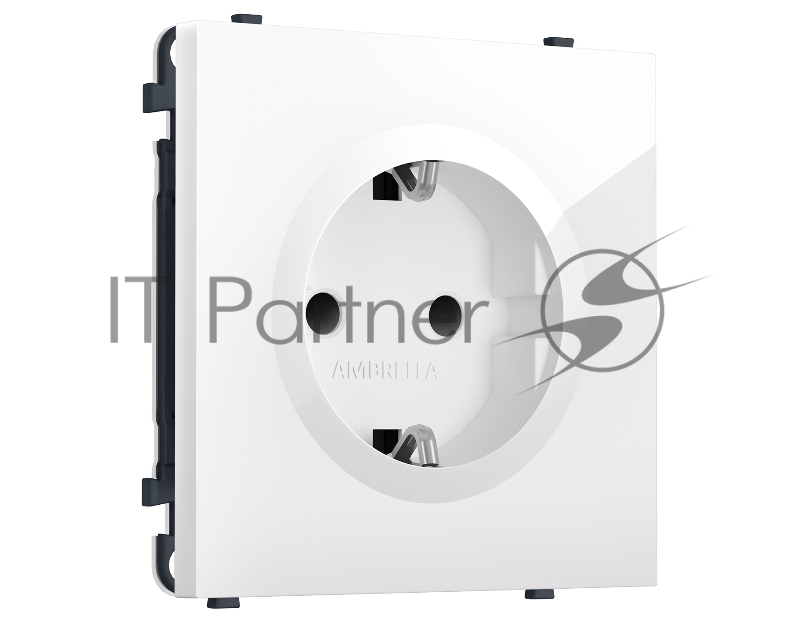 MS107010 Комплект механизма электрической розетки SIGMA Белый глянец 50Hz 2P+E с/з с/ш 16A-250V QUANT PRO (SP1070, PR141)