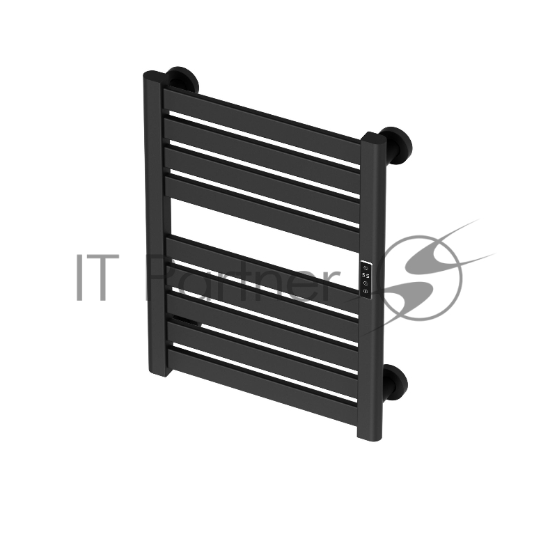 Полотенцесушитель дизайнерский электрический BAU Elite Elegant Black 60х45, подключение справа, черн