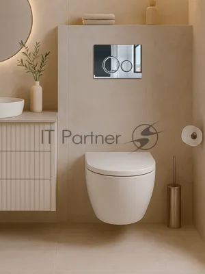 Инсталляция с унитазом комплект BAU IDEAL 6 в 1: унитаз подвесной безободковый торнадо Bau Hotel 53х36, быстросъемное сиденье микролифт, кнопка смыва BAU Wheelхром