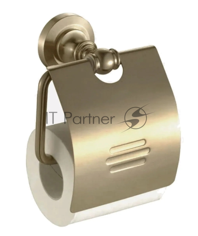 Держатель для туалетной бумаги Potato Bronze с крышкой P2603 антикварная бронза