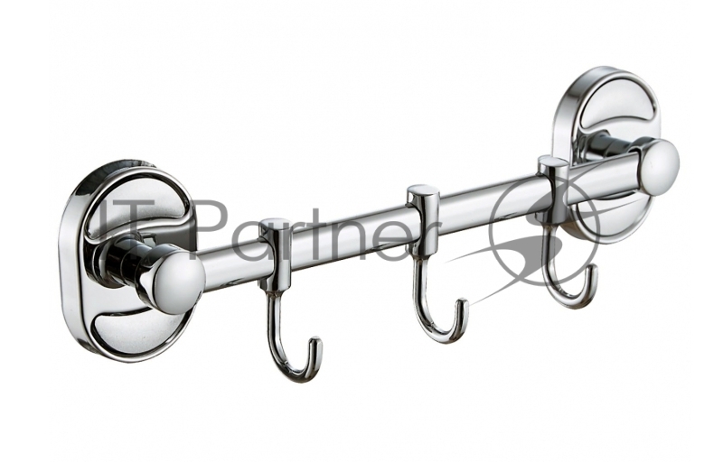 Крючок для полотенца Potato Genus P2914-3 3 крючка, хром