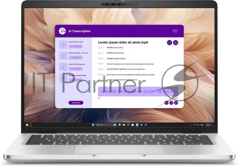 Ноутбук Dell Pro 14 Plus/14.0"/IPS/Intel Core Ultra 7 265U/32GB/1TB SSD/Intel graphics/Linux/серебристый/1.4kg
