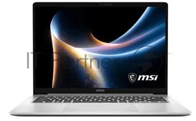 Ноутбук MSI Modern 14S AI+ G3MG/14"/OLED/Intel Core Ultra 5 322/16GB/512GB SSD/Intel Arc Graphics/DOS/серебристый/1.5kg