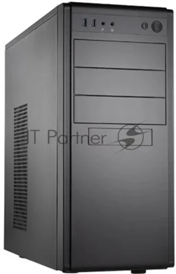 Корпус Foxline FL-886-FL500R-U32, Midi-Tower, чёрный, БП 500 Вт