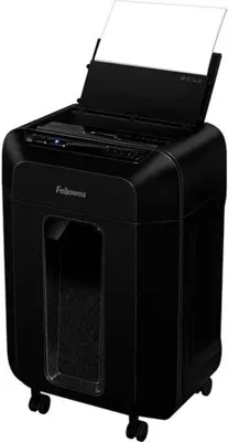 Шредер Fellowes AutoMax 90М черный с автоподачей (секр.P-4) фрагменты 90лист. 17лтр. скрепки скобы пл.карты