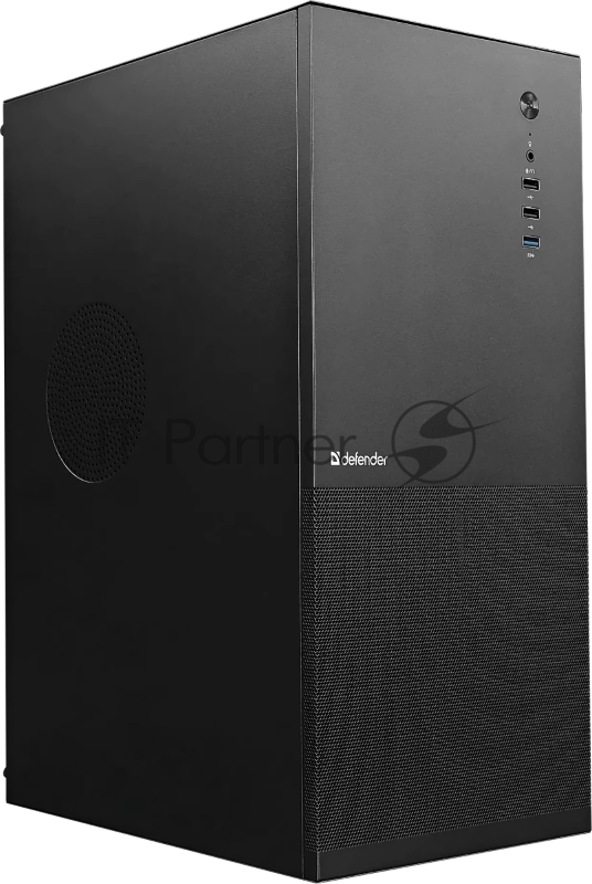 Корпус Defender Apex Metal XL, Midi-Tower, чёрный