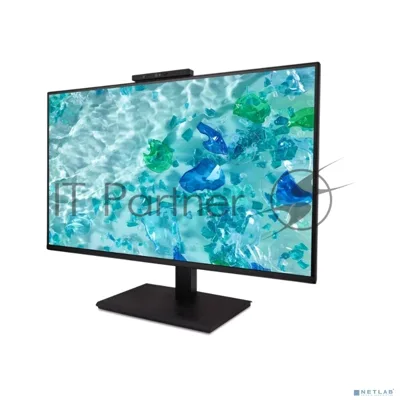 Монитор 27" Acer SH272UP1bmiphx IPS 2560x1440, 144 Гц, 1 мс, 16:9, 250 кд/м², HDMI, DisplayPort, встроенные динамики, черный