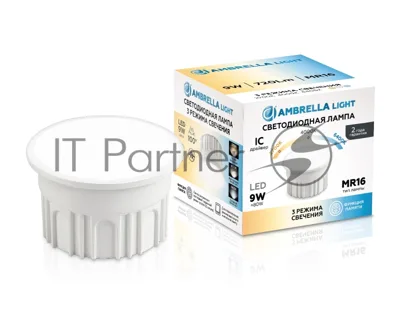 Лампа светодиодная 212501 LED MR16-DD 9W IC 220-240V 100° 6400K 4000K 2700K CCT Memory