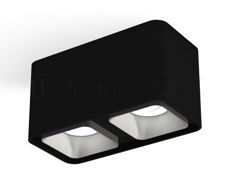 Светильник Ambrella Light XS7851003 SBK/SSL черный песок/серебро песок MR16 GU5.3 (C7851, N7703)