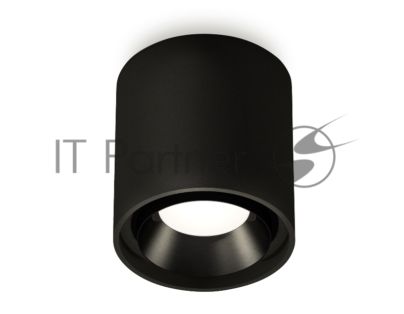 Светильник Ambrella Light XS7723002 SBK/PBK черный песок/черный полированный MR16 GU5.3 (C7723, N7031)