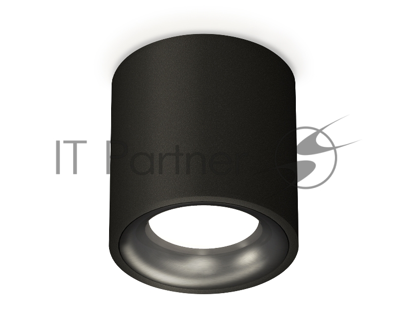 Светильник Ambrella Light XS7532021 SBK/PBK черный песок/черный полированный MR16 GU5.3 (C7532, N7011)