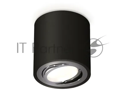 Светильник Ambrella Light XS7532003 SBK/PSL черный песок/серебро полированное MR16 GU5.3 (C7532, N7003)