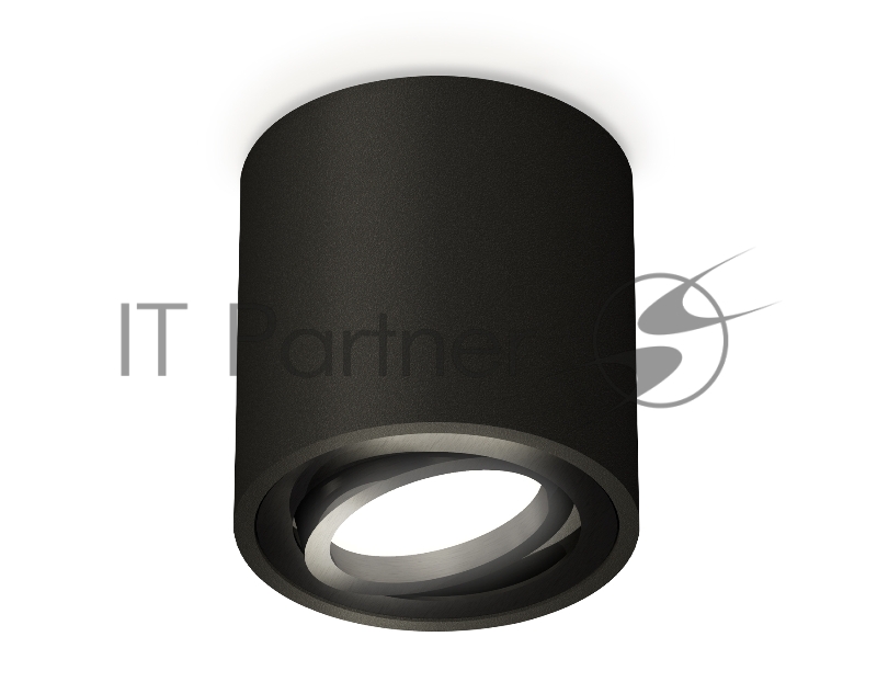 Светильник Ambrella Light XS7532002 SBK/PBK черный песок/черный полированный MR16 GU5.3 (C7532, N7002)