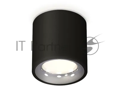 Светильник Ambrella Light XS7532022 SBK/PSL черный песок/серебро полированное MR16 GU5.3 (C7532, N7012)