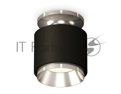 Светильник Ambrella Light XS7511080 SBK/PSL черный песок/серебро полированное MR16 GU5.3 (N7927, C7511, N7032)