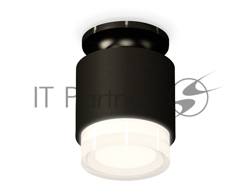 Светильник Ambrella Light XS7511065 SBK/PBK/FR черный песок/черный полированный/белый матовый MR16 GU5.3 (N7926, C7511, N7160)