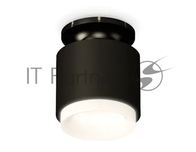 Светильник Ambrella Light XS7511064 SBK/PBK/FR черный песок/черный полированный/белый матовый MR16 GU5.3 (N7926, C7511, N7165)
