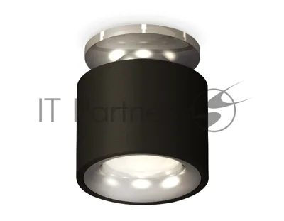 Светильник Ambrella Light XS7511081 SBK/PSL черный песок/серебро полированное MR16 GU5.3 (N7927, C7511, N7012)