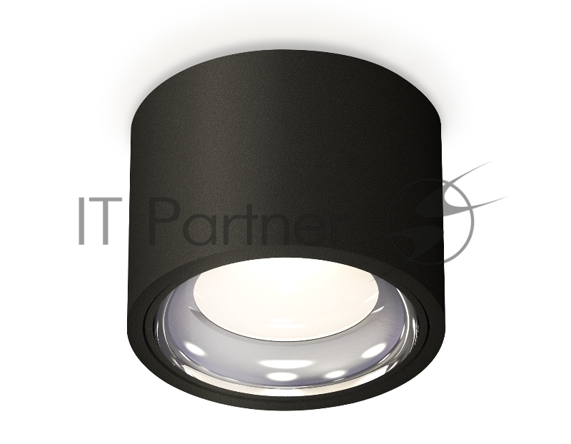 Светильник Ambrella Light XS7511011 SBK/PSL черный песок/серебро полированное MR16 GU5.3 (C7511, N7023)