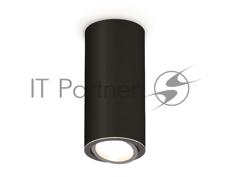 Светильник Ambrella Light XS7443003 SBK/PSL черный песок/серебро полированное MR16 GU5.3 (C7443, N7003)