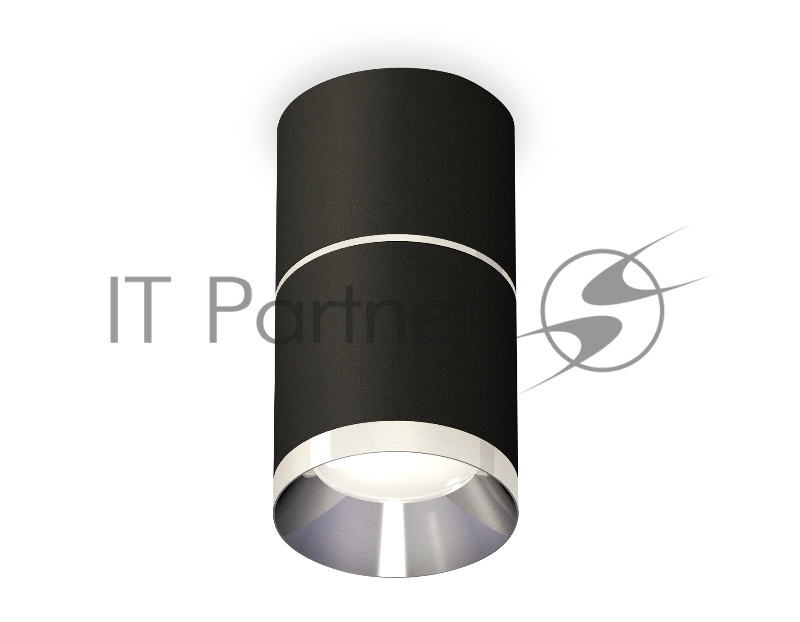 Светильник Ambrella Light XS7402141 SBK/PSL черный песок/серебро полированное MR16 GU5.3 (C7402, A2070, C7402, N7031)