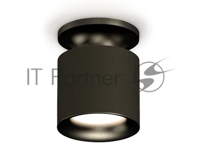 Светильник Ambrella Light XS7402061 SBK/PBK черный песок/черный полированный MR16 GU5.3 (N7926, C7402, N7011)