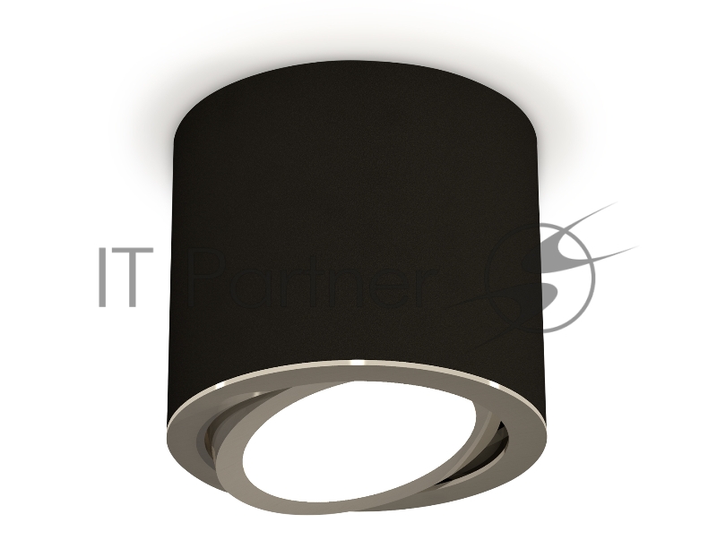 Светильник Ambrella Light XS7402002 SBK/PSL черный песок/серебро полированное MR16 GU5.3 (C7402, N7003)