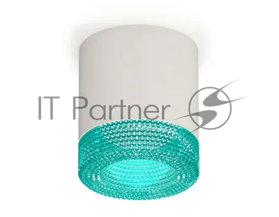 Светильник Ambrella Light XS7401023 SWH/BL белый песок/голубой MR16 GU5.3 (C7401, N7194)