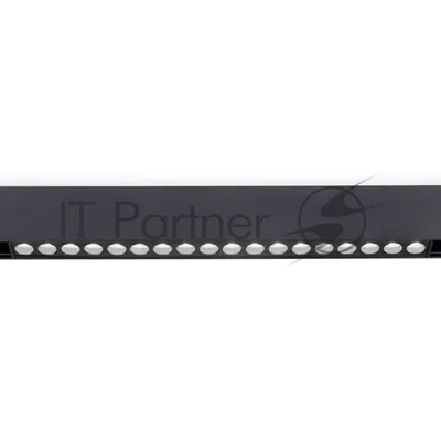 Светильник трековый светодиодный GL4033 BK черный IP20 30W 4200K 48V 24° 550x22x45