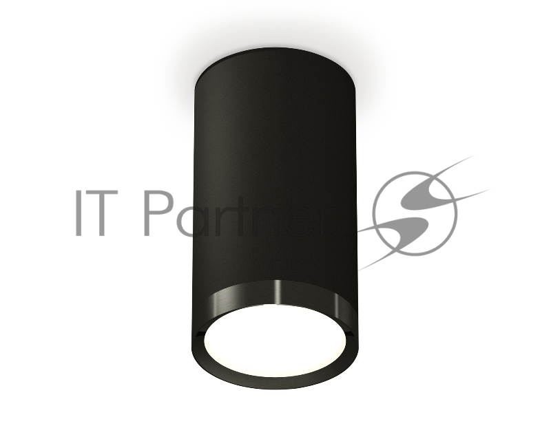 Светильник Ambrella Light XS8162001 SBK/PBK черный песок/черный полированный GX53 (C8162, N8113)