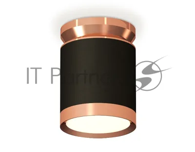 Светильник Ambrella Light XS8142035 SBK/PPG черный песок/золото розовое полированное GX53 (N8912, C8142, N8126)