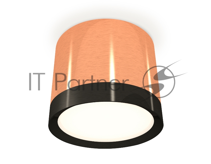 Светильник Ambrella Light XS8122001 PPG/PBK золото розовое полированное/черный полированный GX53 (C8122, N8113)