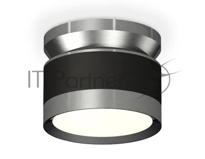 Светильник Ambrella Light XS8102070 SBK/PPH черный песок/графит полированный GX53 (N8919, C8102, N8133)