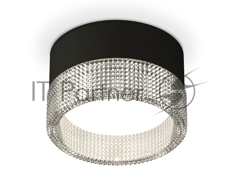 Светильник Ambrella Light XS8102030 SBK/CL черный песок/прозрачный GX53 (C8102, N8480)