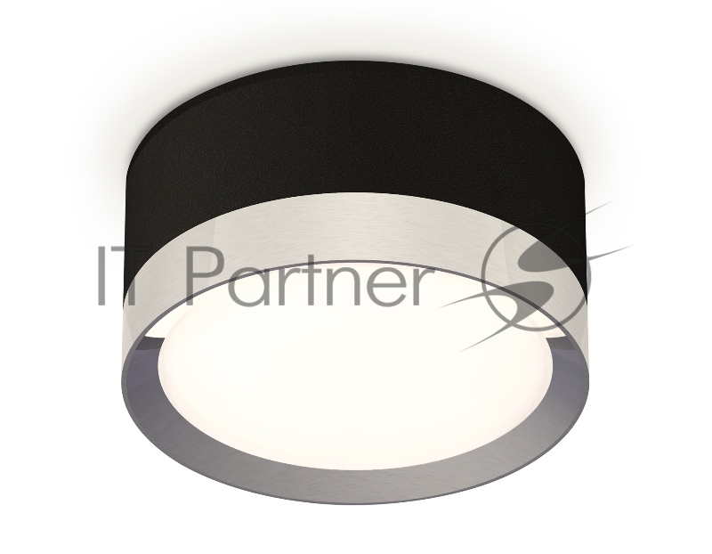 Светильник Ambrella Light XS8102006 SBK/PPH черный песок/графит полированный GX53 (C8102, N8133)