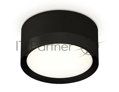 Светильник Ambrella Light XS8102002 SBK/PBK черный песок/черный полированный GX53 (C8102, N8113)