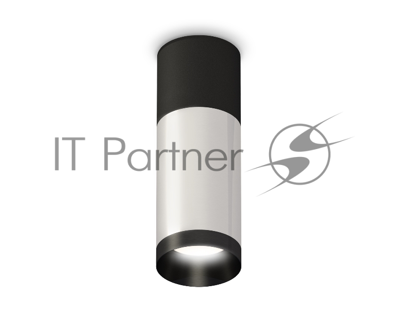 Светильник Ambrella Light XS6324060 SSL/SBK/PBK серебро песок/черный песок/черный полированный MR16 GU5.3