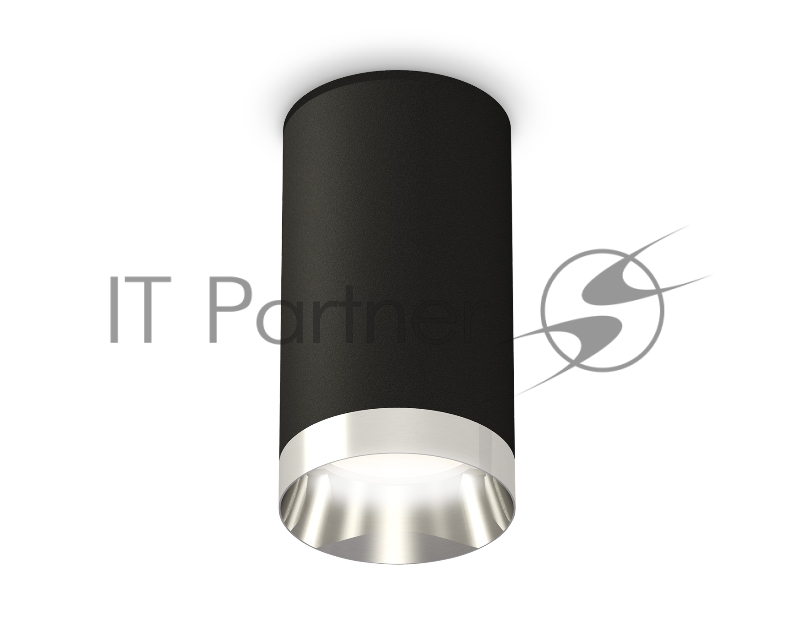 Светильник Ambrella Light XS6323022 SBK/PSL черный песок/серебро полированное MR16 GU5.3 (C6323, N6132)