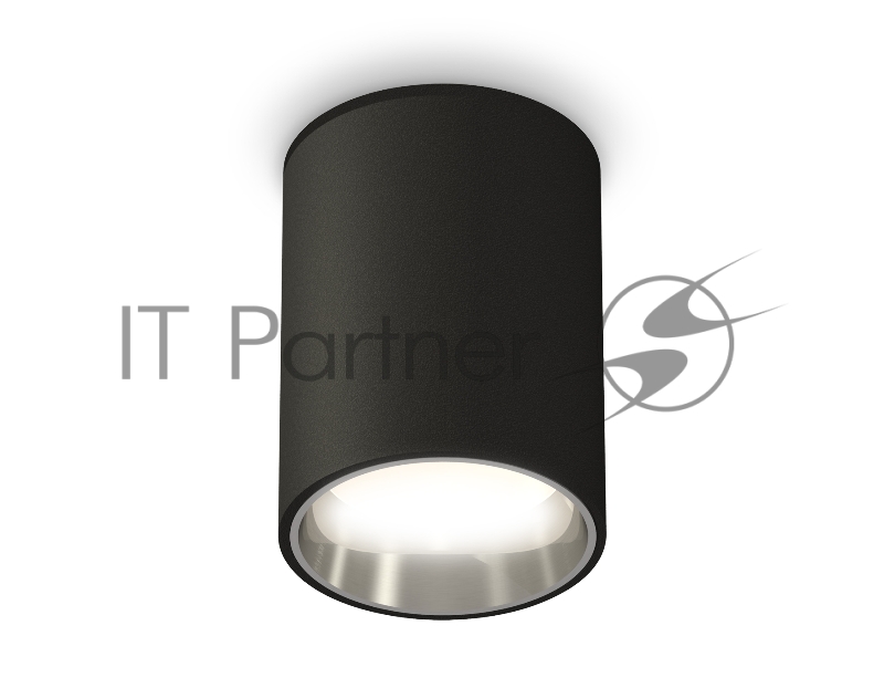 Светильник Ambrella Light XS6313022 SBK/PSL черный песок/серебро полированное MR16 GU5.3 (C6313, N6112)